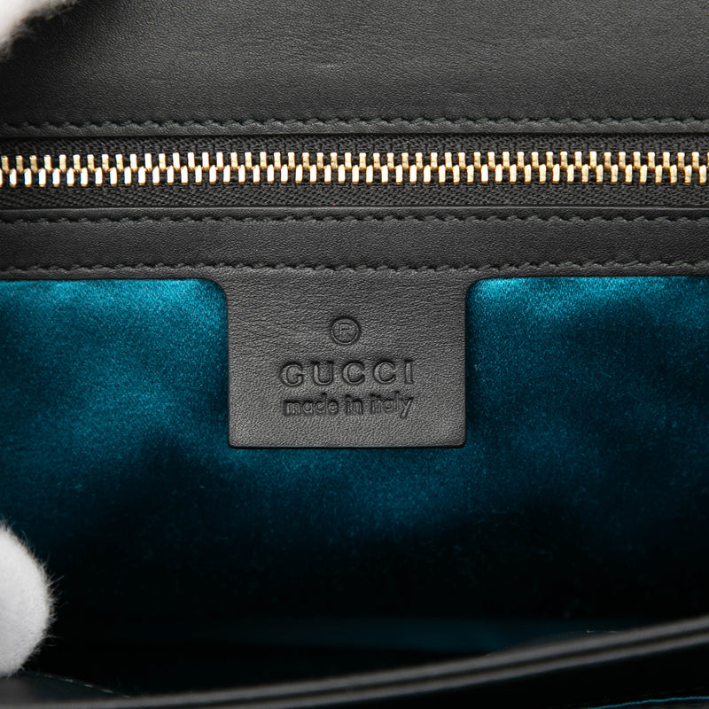 Medium Suede Web Ophidia Chain Shoulder Bag - Image 5