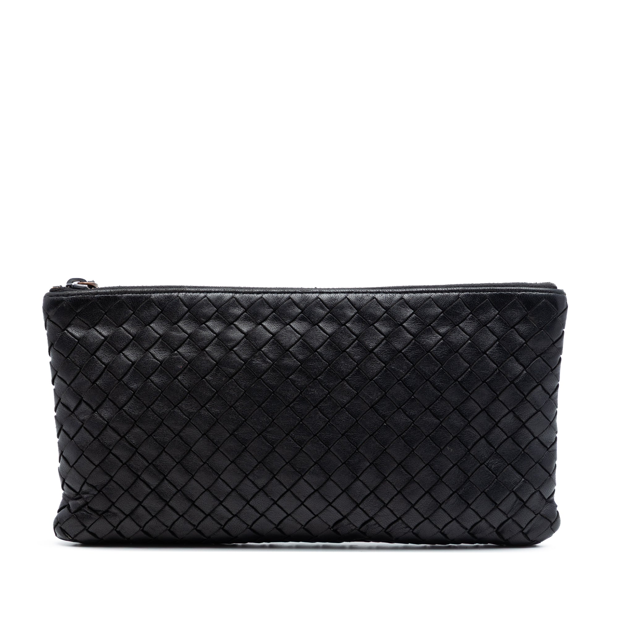 Nappa Intrecciato Zip Pouch - Image 1