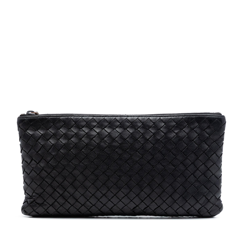 Nappa Intrecciato Zip Pouch