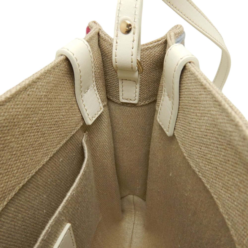 Small Canvas Stitch Woody Tote - Image 12