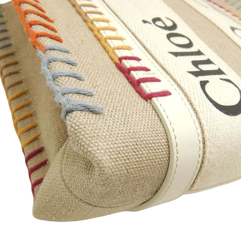 Small Canvas Stitch Woody Tote - Image 15