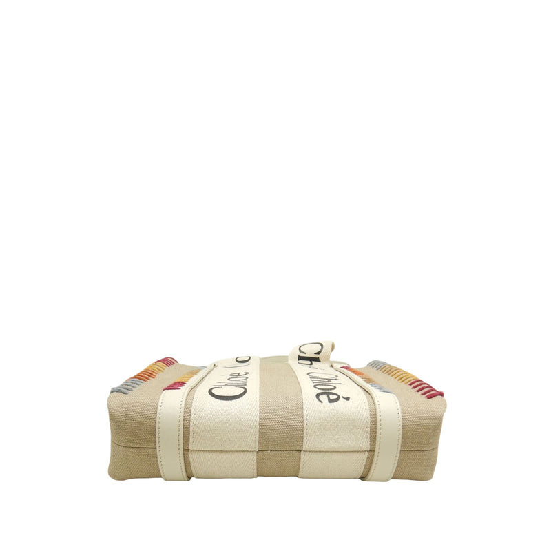 Small Canvas Stitch Woody Tote - Image 3