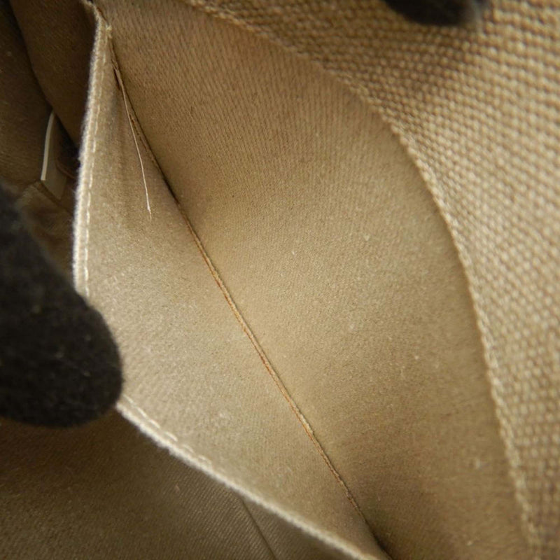 Small Canvas Stitch Woody Tote - Image 9