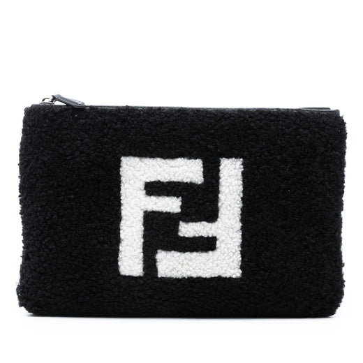 Shearling FF Flat Pouch - Image 1