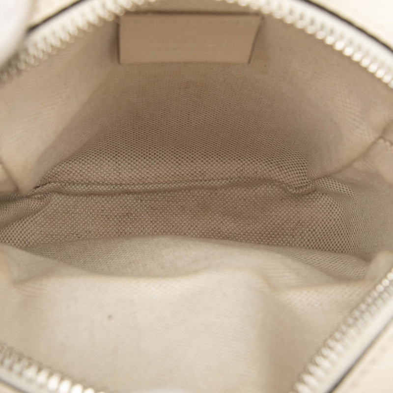 Mini GG Embossed Perforated Calfskin Satchel - Image 4