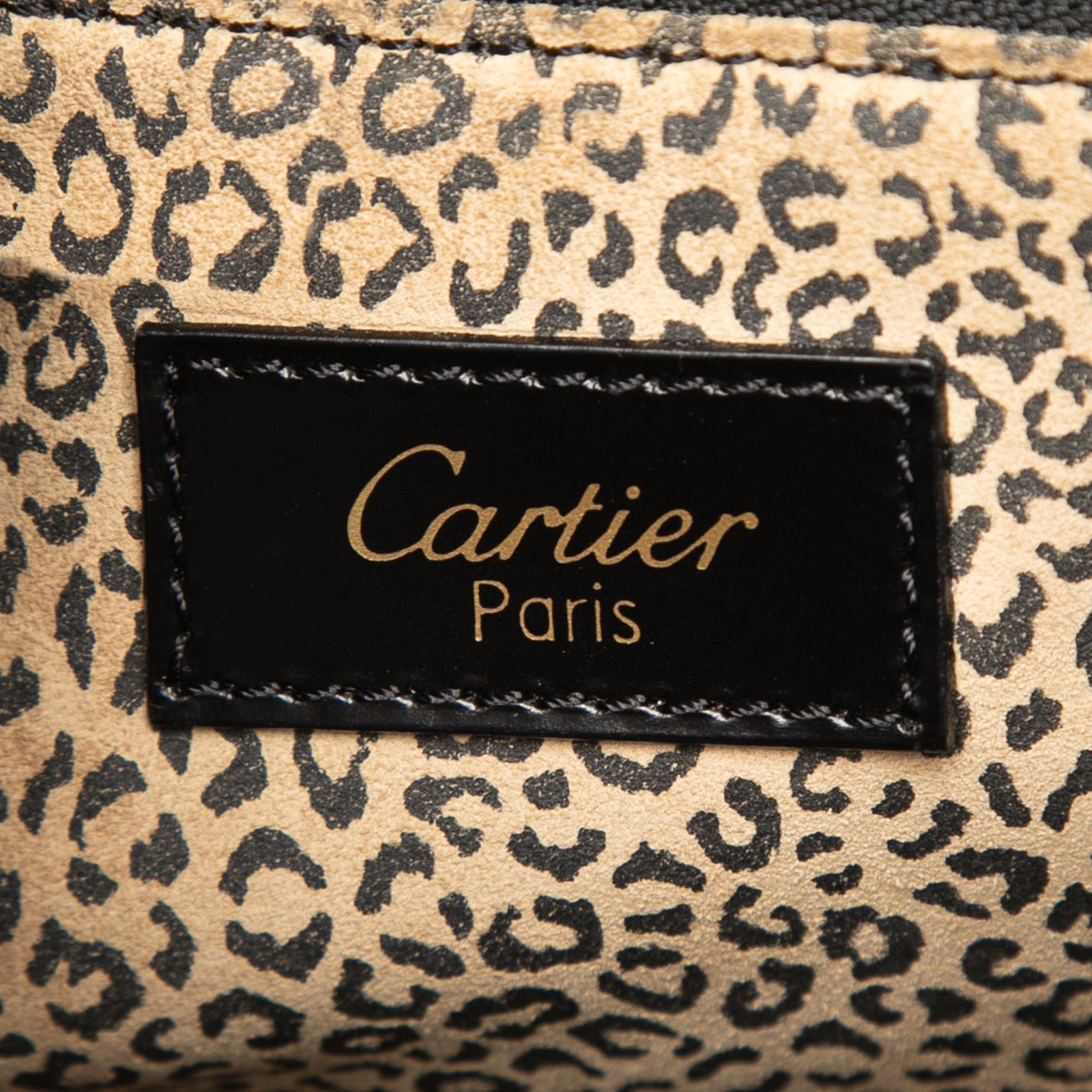 Leather Panthere Tote - Image 5