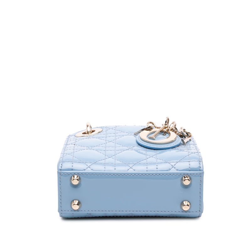 Micro Patent Cannage Lady Dior - Image 3