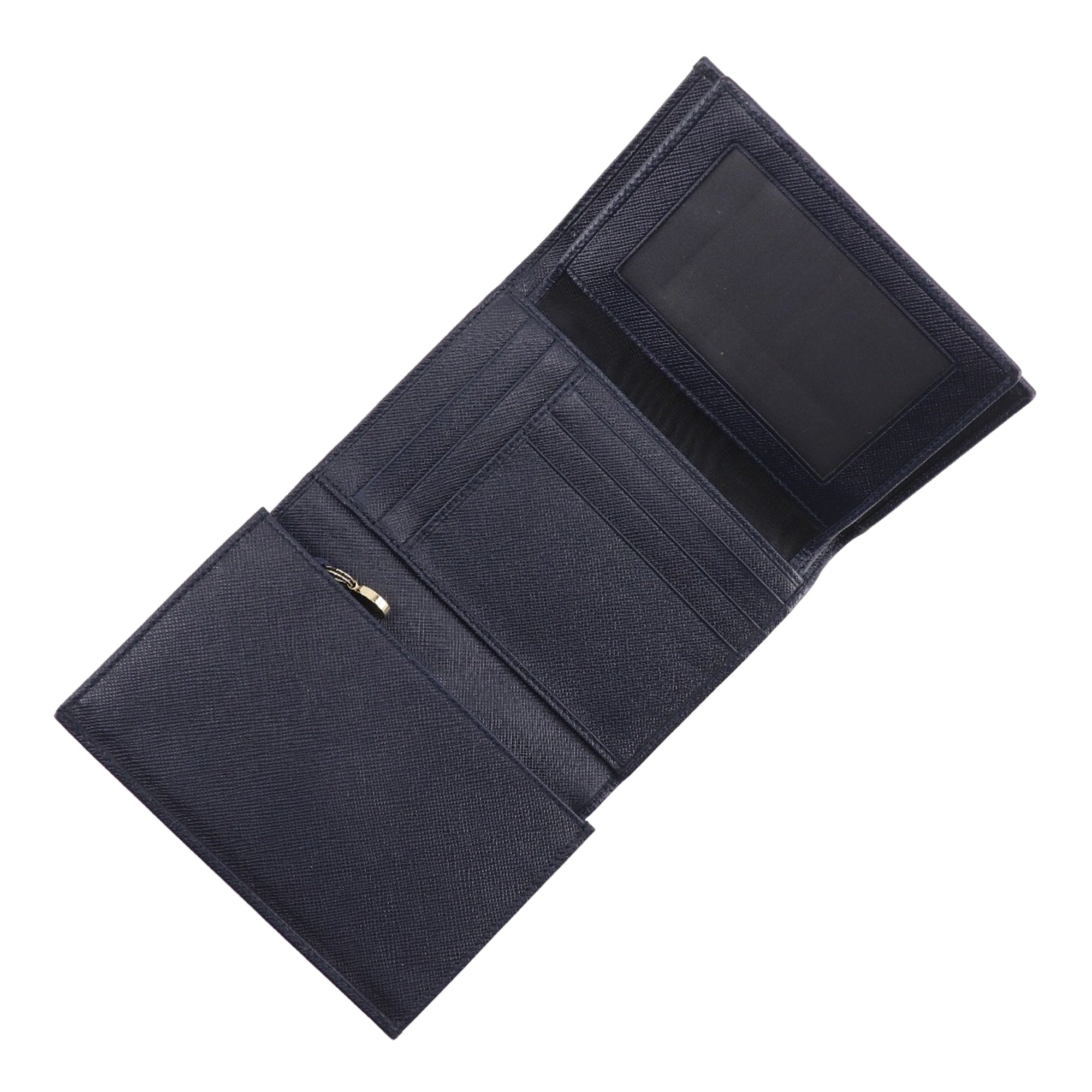 Leather Gancini Trifold Small Wallet - Image 10
