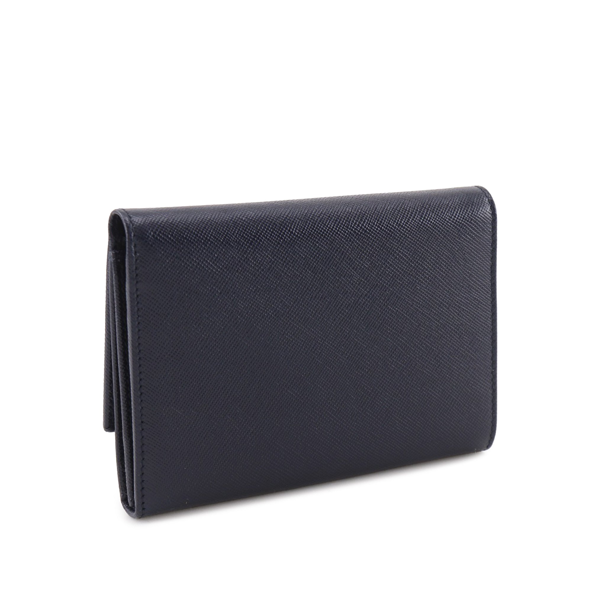 Leather Gancini Trifold Small Wallet - Image 2
