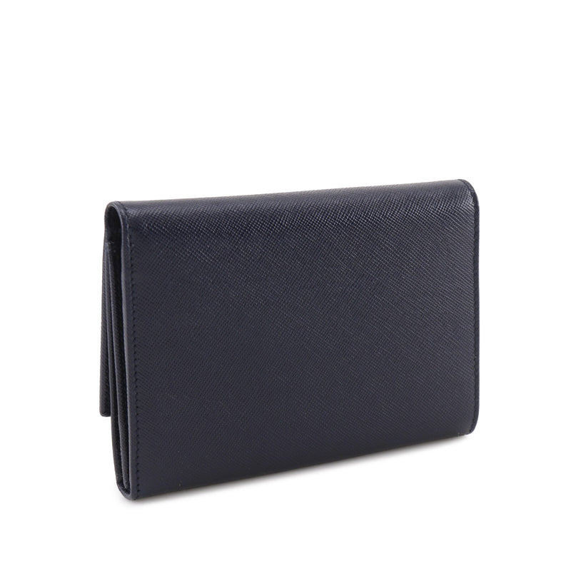 Leather Gancini Trifold Small Wallet - Image 2