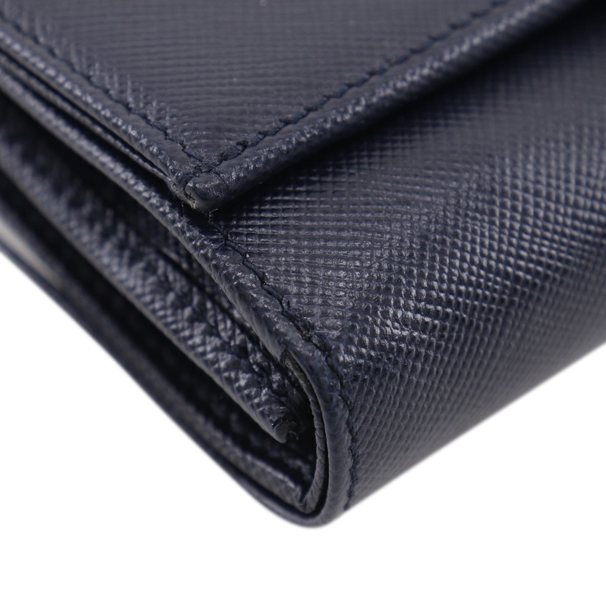 Leather Gancini Trifold Small Wallet - Image 8