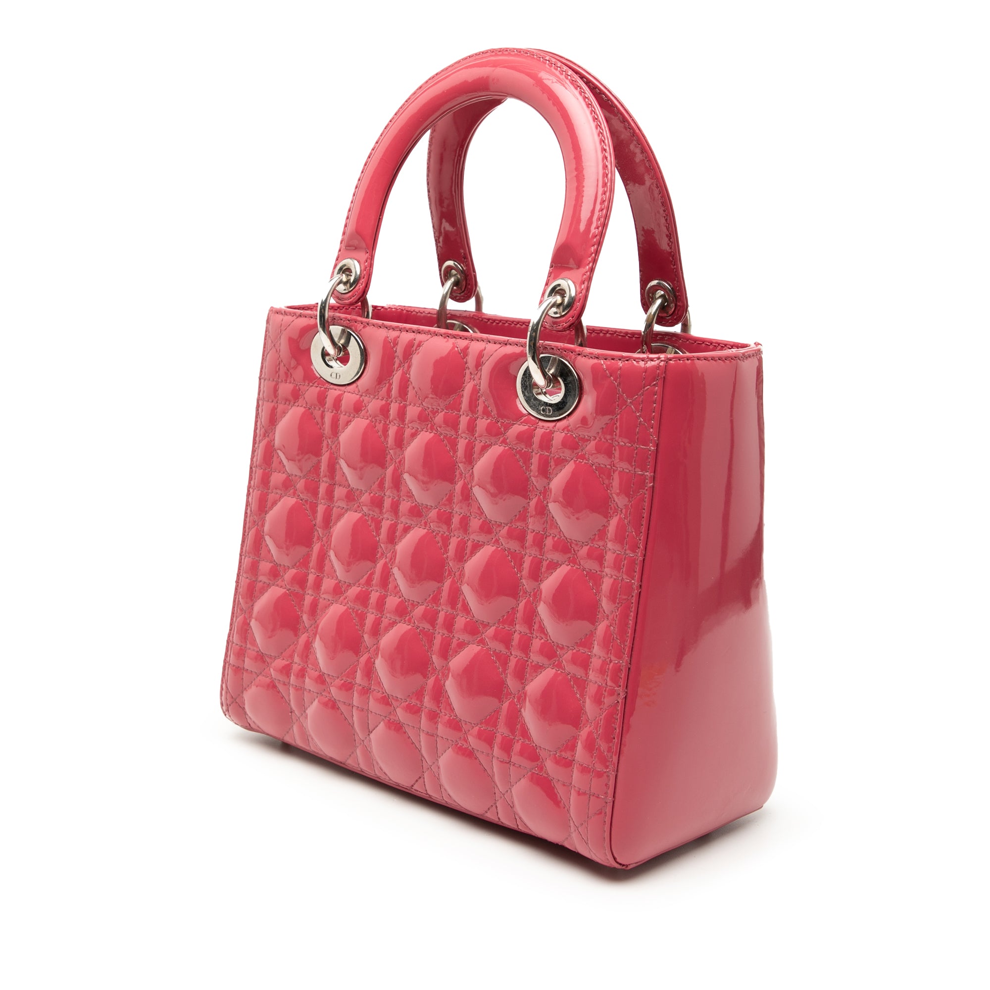 Medium Patent Cannage Lady Dior - Image 2