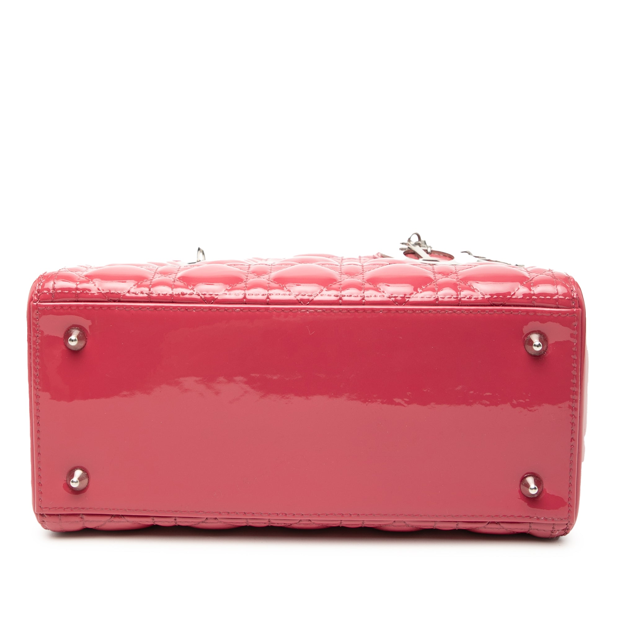 Medium Patent Cannage Lady Dior - Image 3