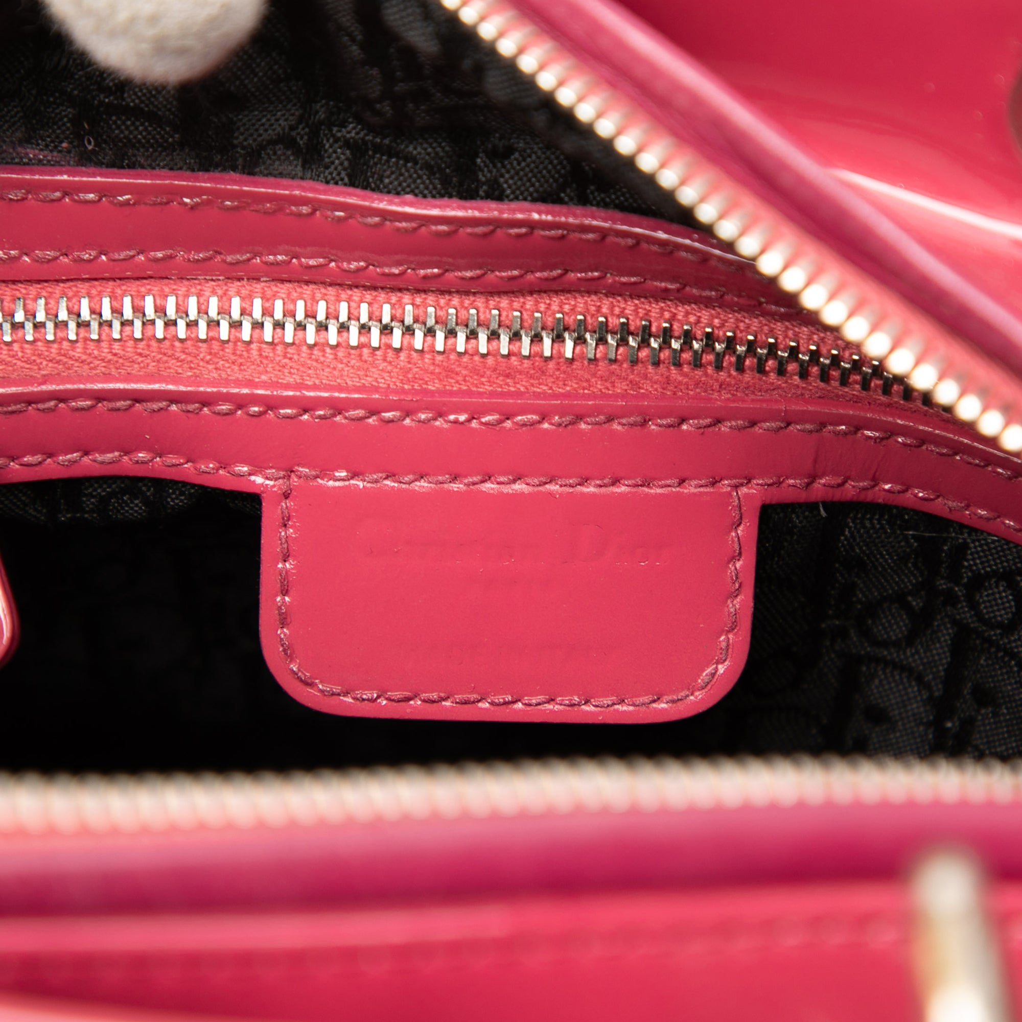 Medium Patent Cannage Lady Dior - Image 5