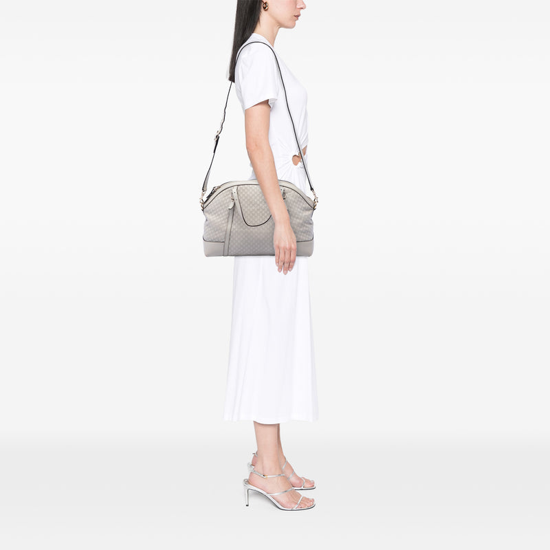 Large Microguccissima Nice Dome Satchel - Image 6