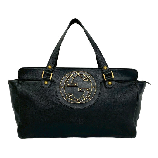 Studded Leather Interlocking G Blondie Tote - Image 1
