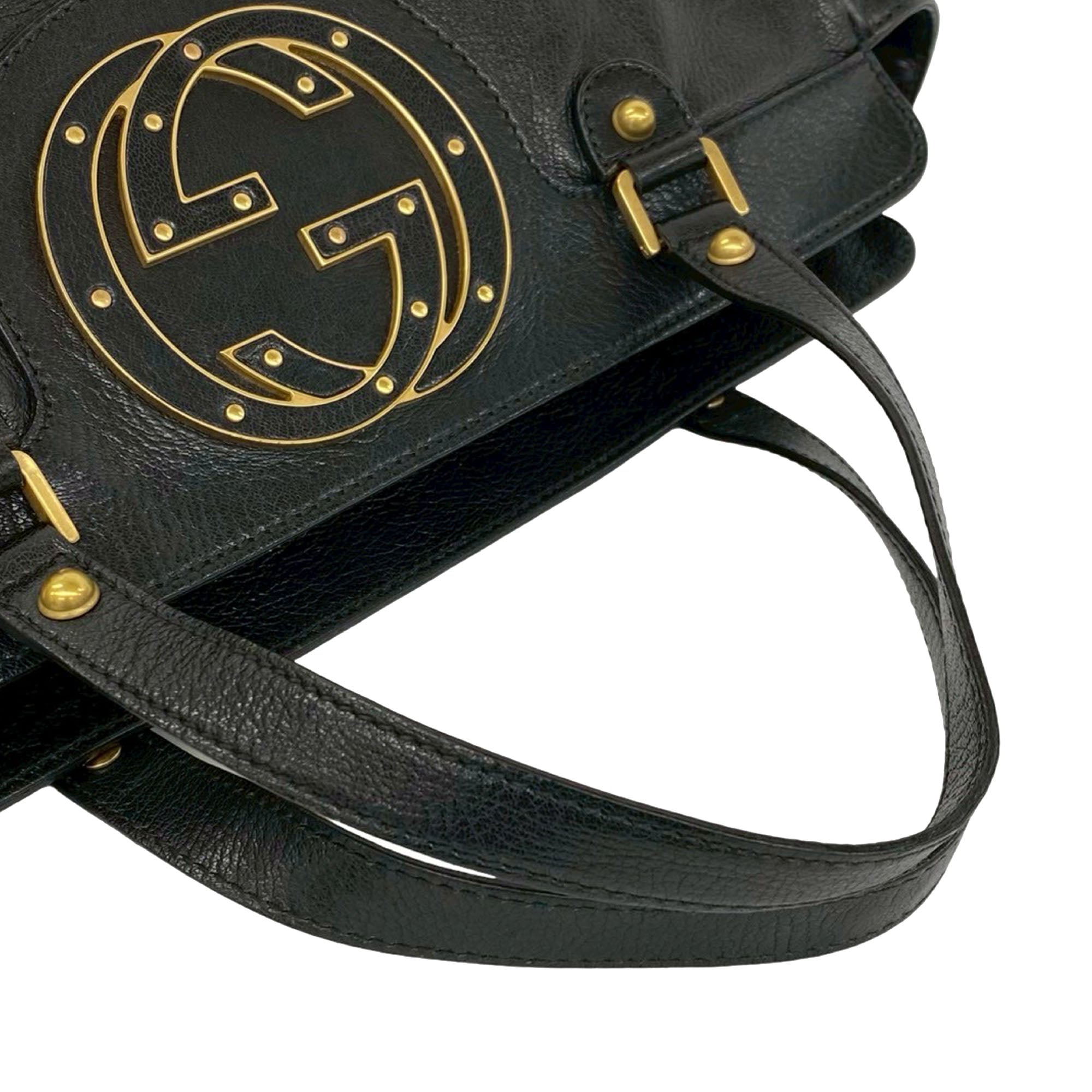 Studded Leather Interlocking G Blondie Tote - Image 6