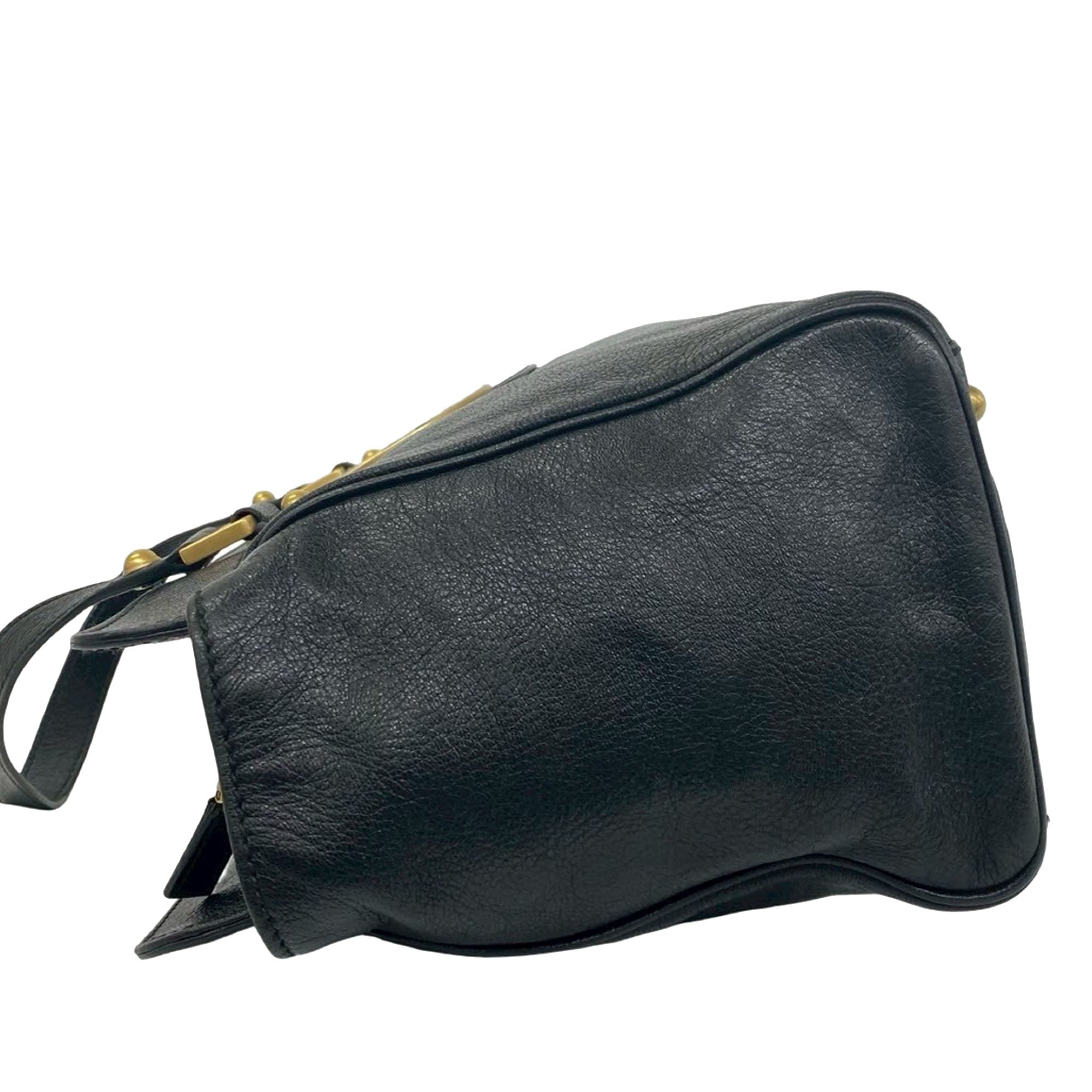 Studded Leather Interlocking G Blondie Tote - Image 8