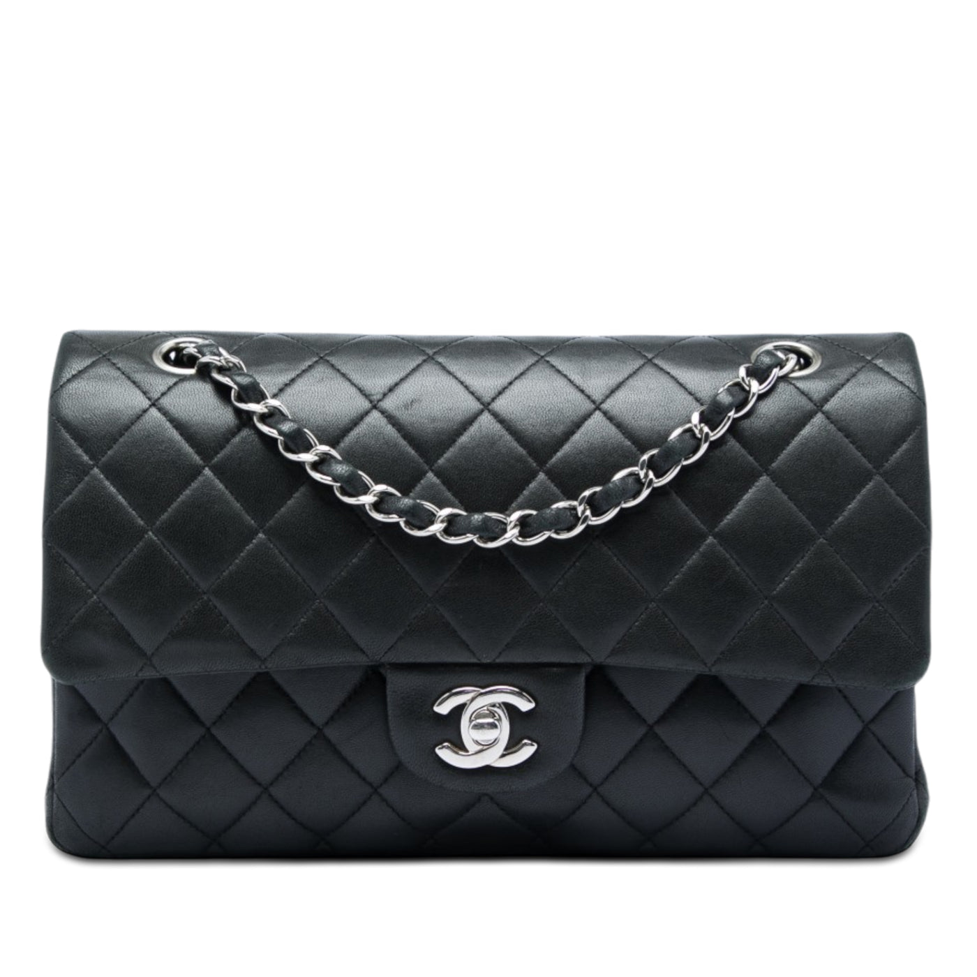 Medium Classic Lambskin Double Flap - Image 1