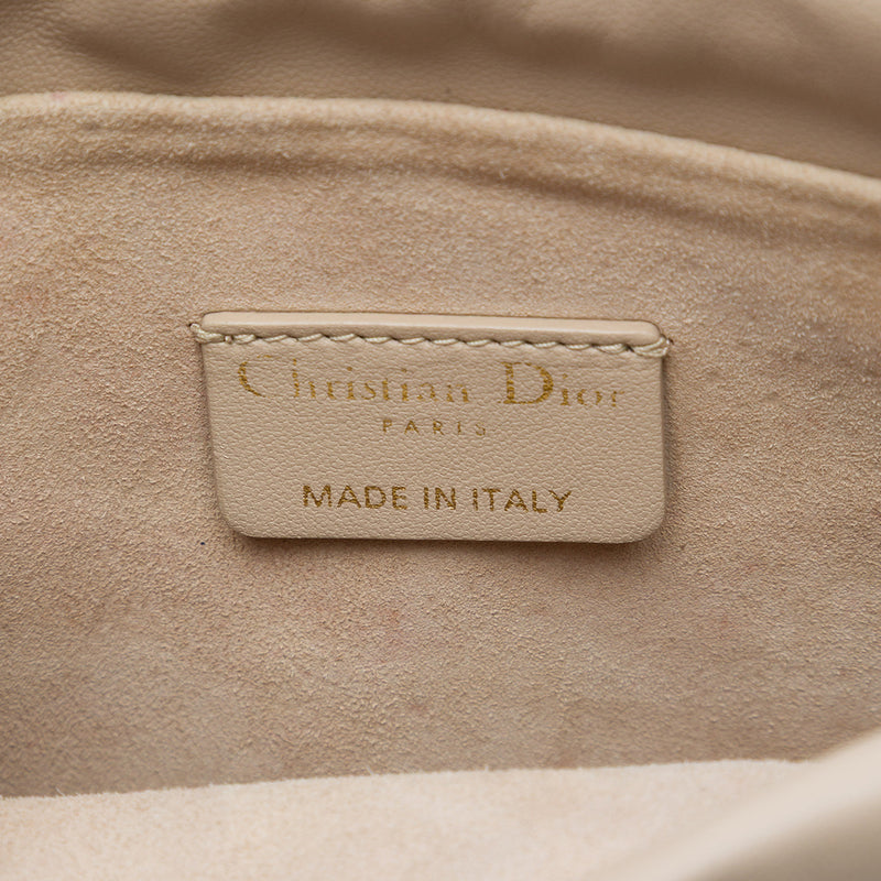 Mini Lambskin Cannage Milly Drawstring Bag - Image 5
