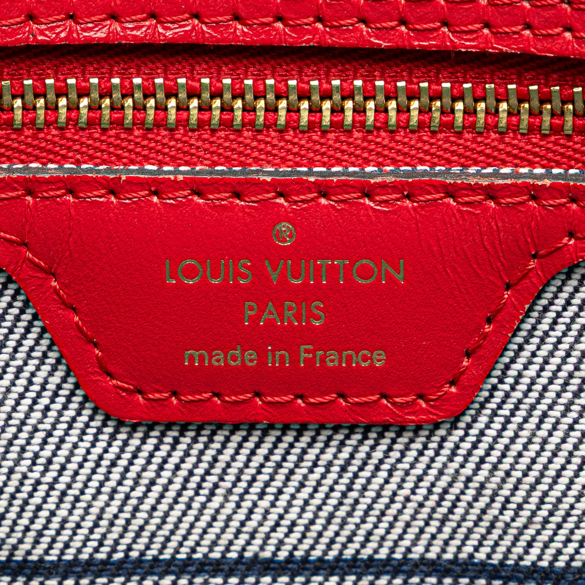 Monogram Denim Patchwork Neverfull MM - Image 6