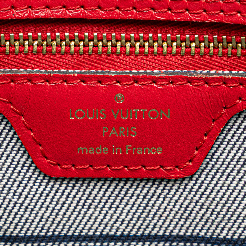 Monogram Denim Patchwork Neverfull MM - Image 6