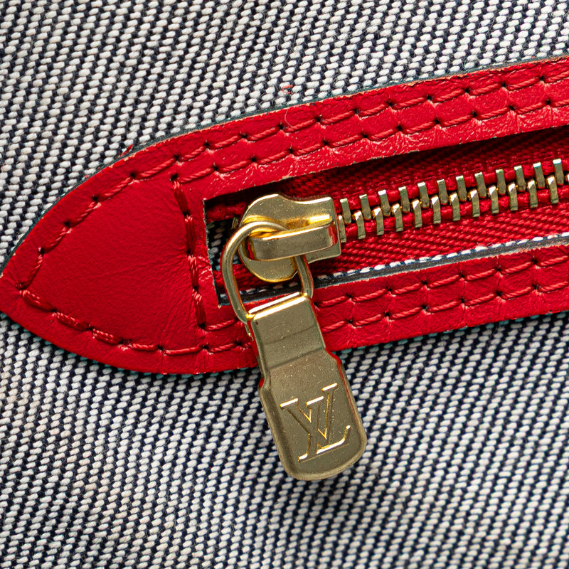 Monogram Denim Patchwork Neverfull MM - Image 8