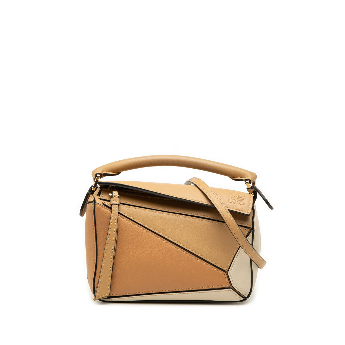 Mini Bicolor Calfskin Puzzle Satchel - Image 1