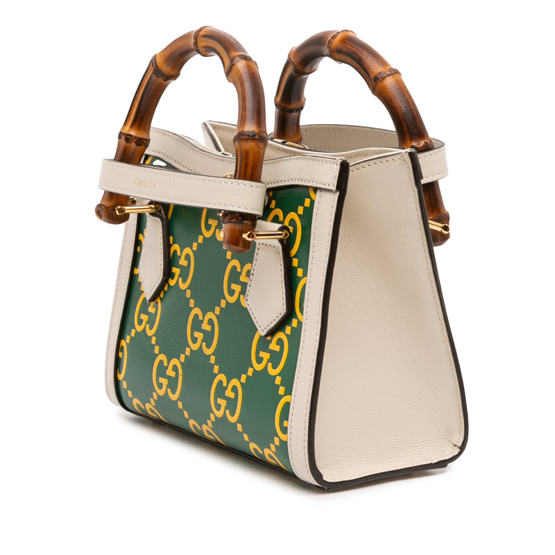 Mini Leather Bamboo GG Diana Satchel - Image 2