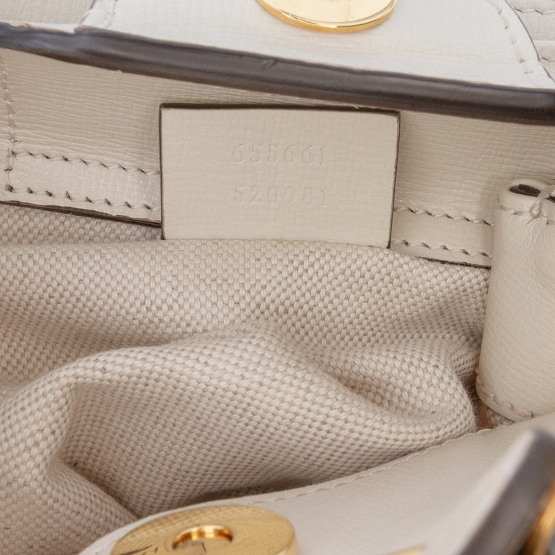 Mini Leather Bamboo GG Diana Satchel - Image 6