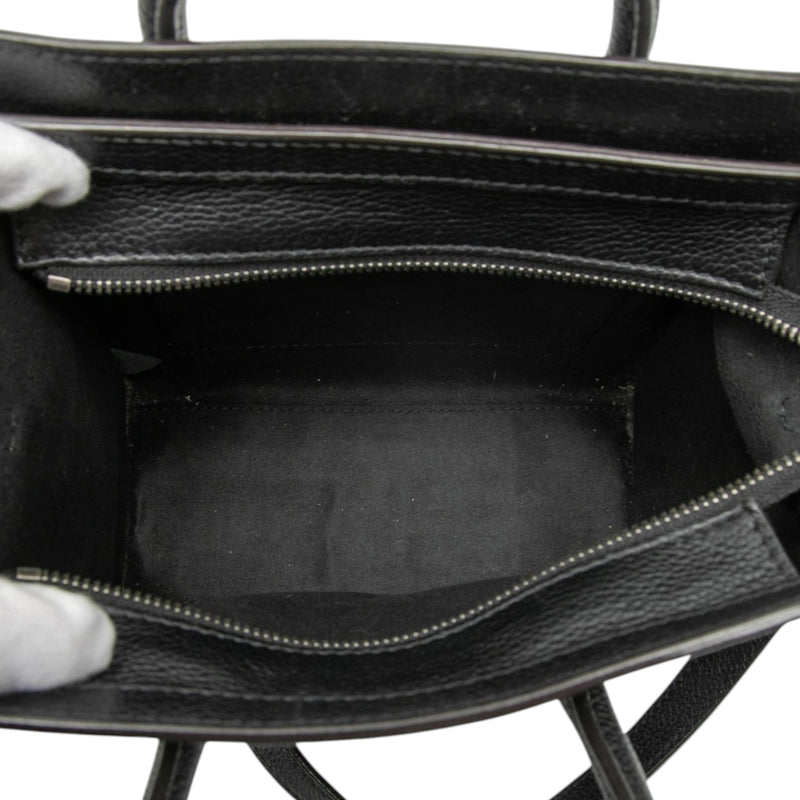Nano Leather Luggage Tote - Image 4