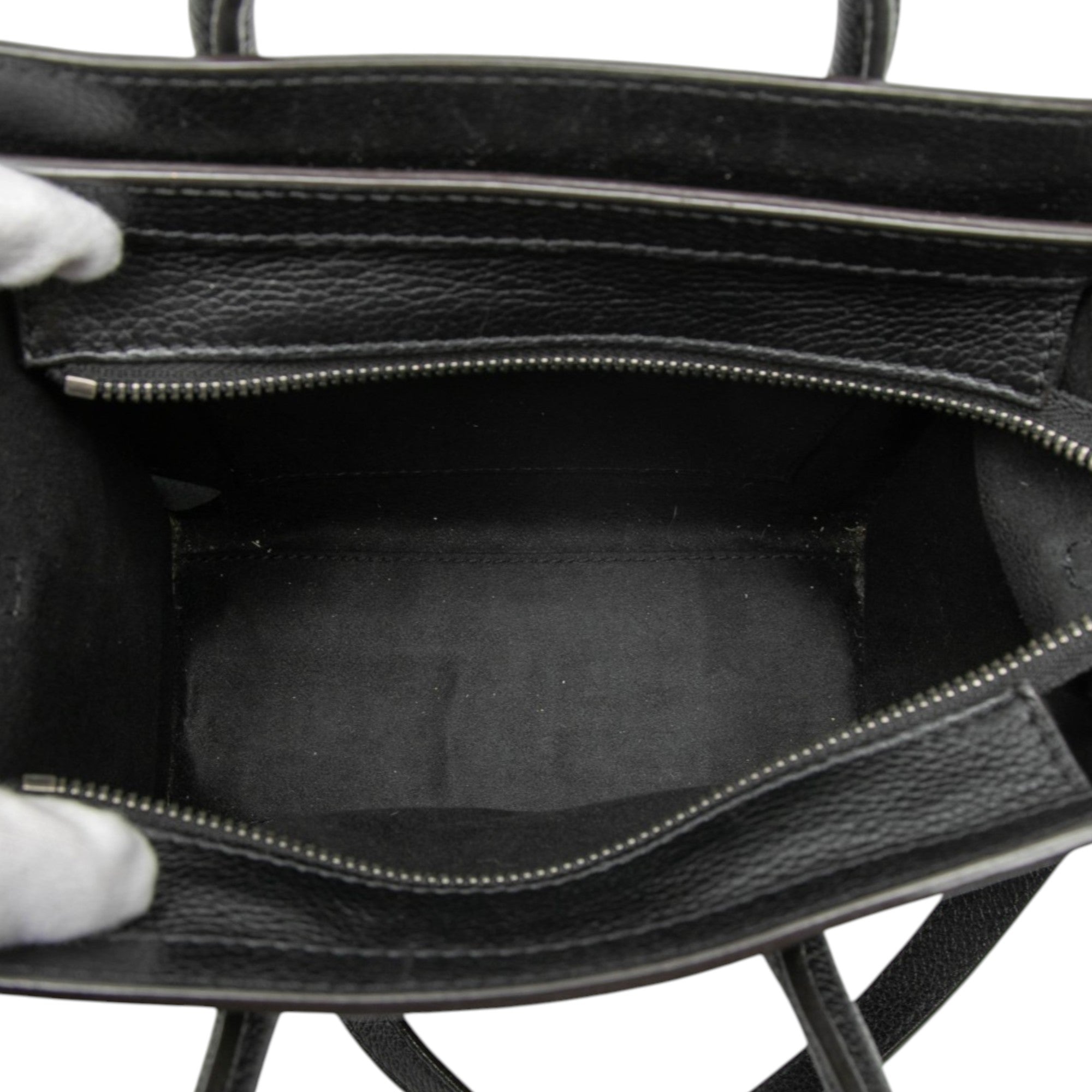 Nano Leather Luggage Tote - Image 4