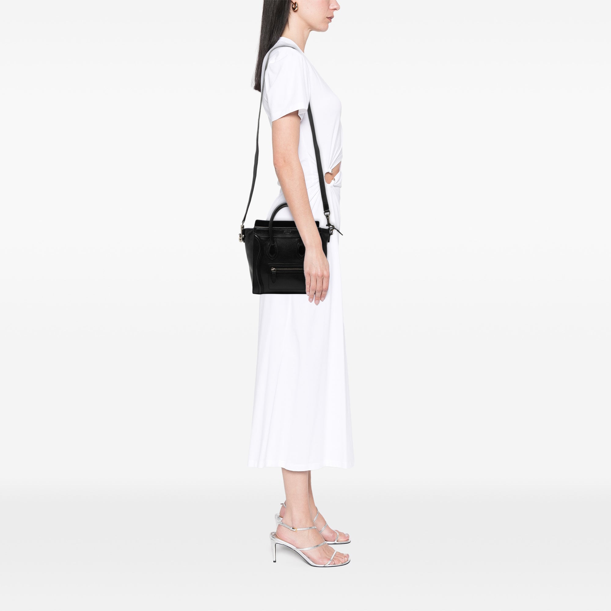Nano Leather Luggage Tote - Image 7