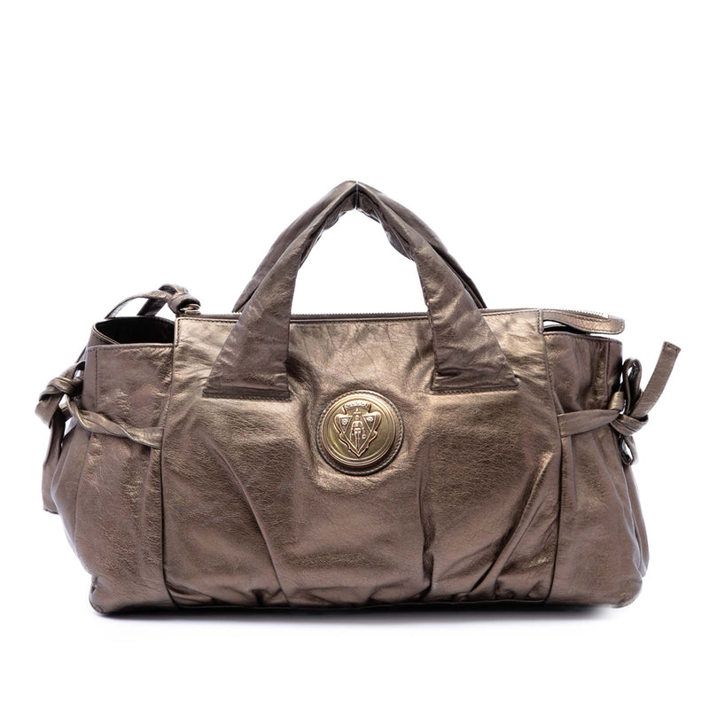 Metallic Calfskin Hysteria Handbag