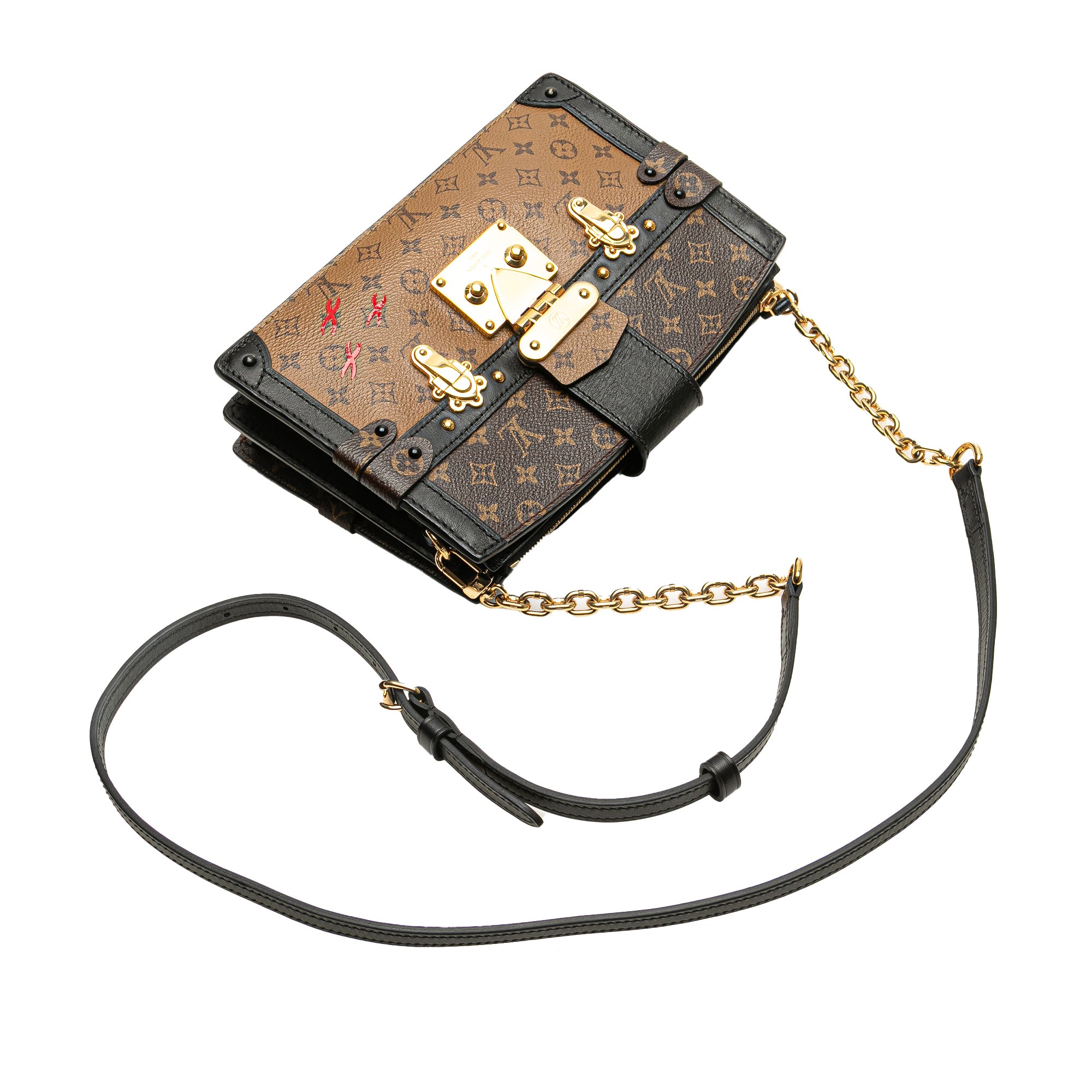 Monogram Reverse Trunk Clutch - Image 9