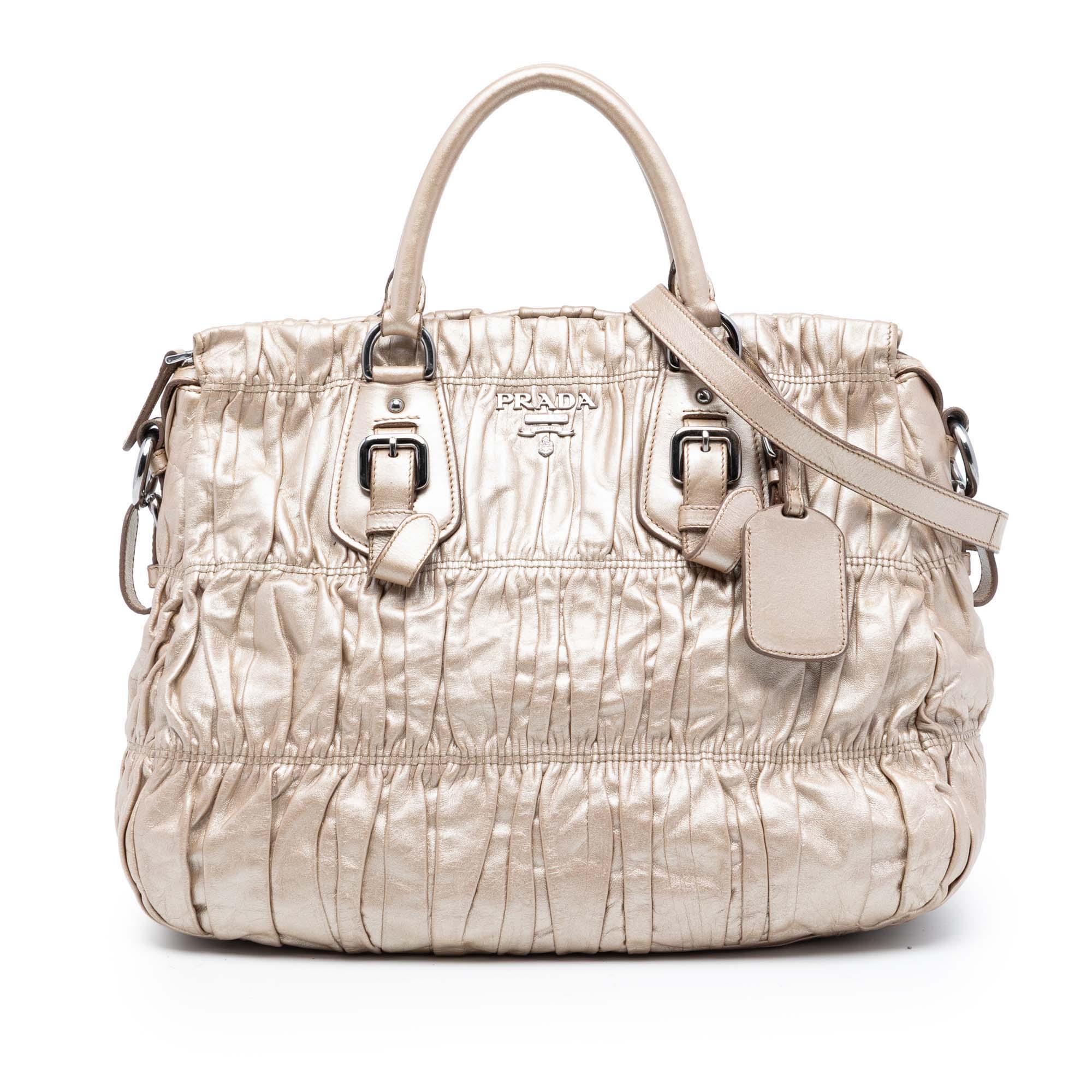 Nappa Gaufre Satchel - Image 1
