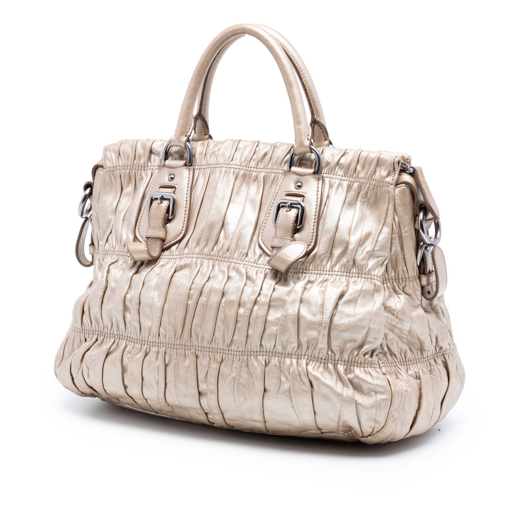 Nappa Gaufre Satchel - Image 2