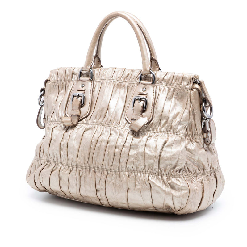 Nappa Gaufre Satchel - Image 2