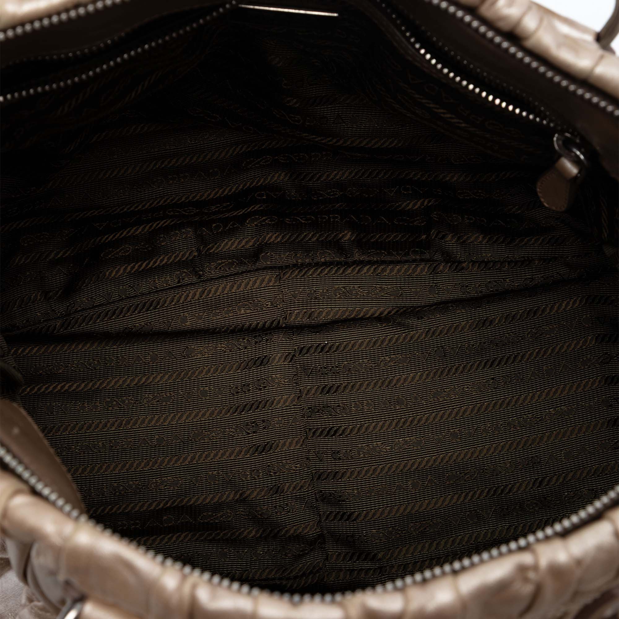 Nappa Gaufre Satchel - Image 4