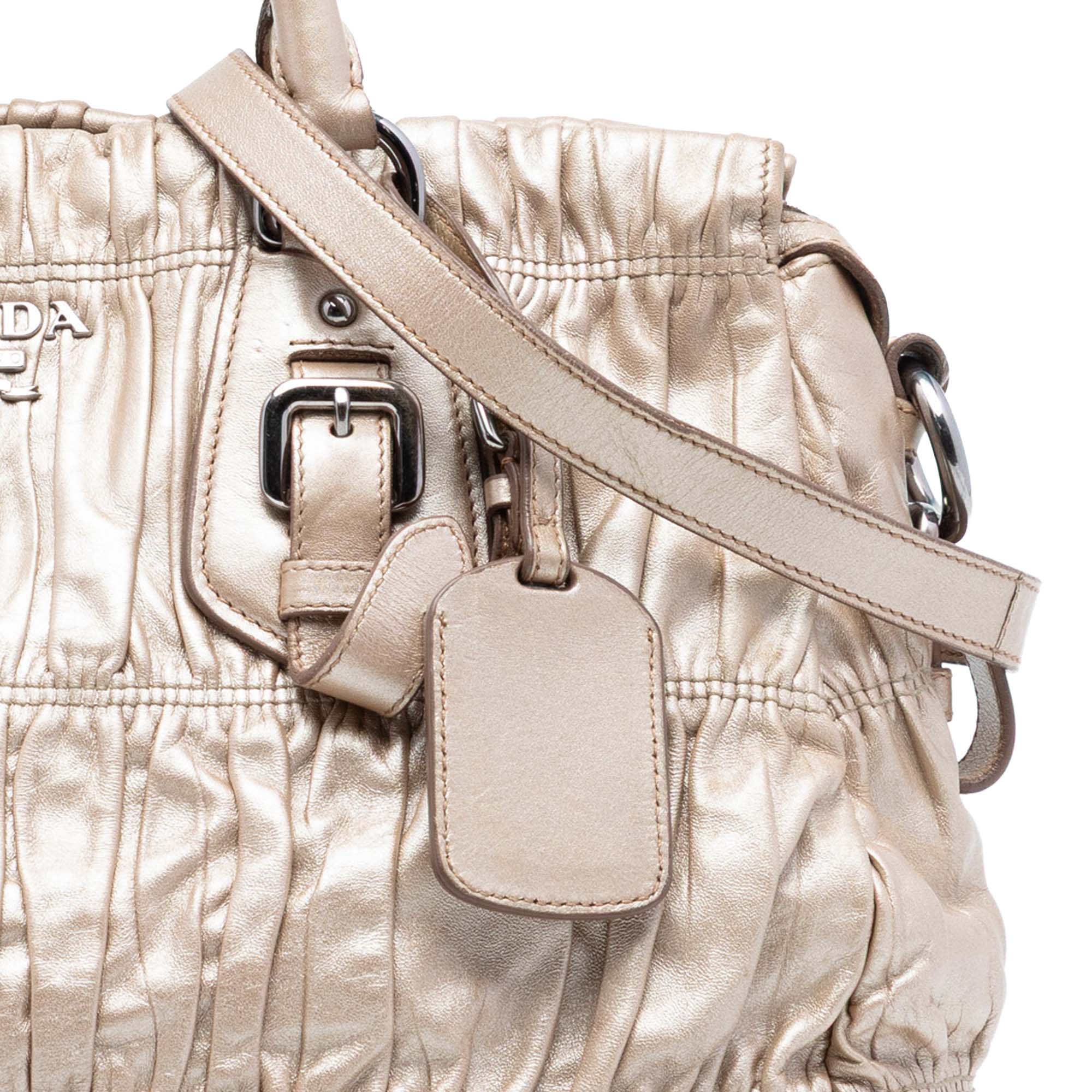 Nappa Gaufre Satchel - Image 7