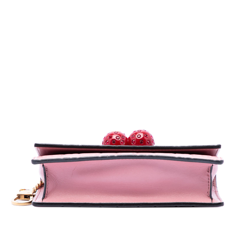 Mini Guccissima Cherry Crossbody - Image 3