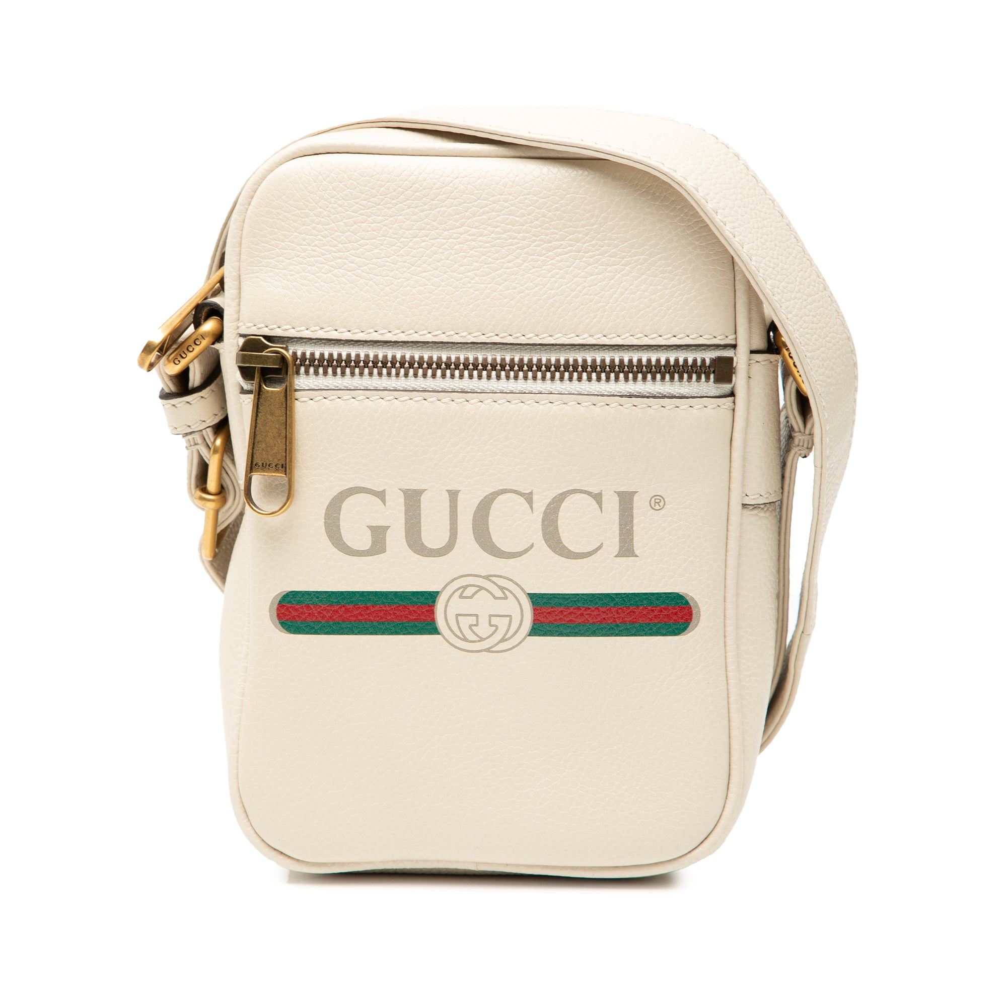 Mini Grained Calfskin Logo Crossbody - Image 1