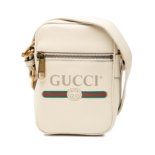 Mini Grained Calfskin Logo Crossbody - Image 1