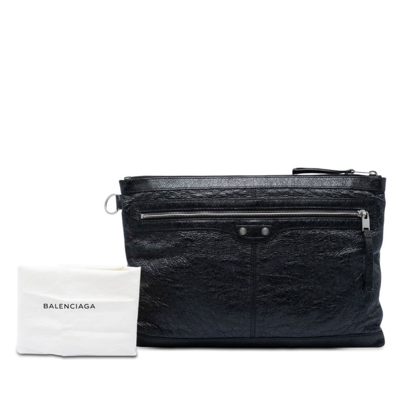 Lambskin Motocross Classic Clip L Clutch - Image 7