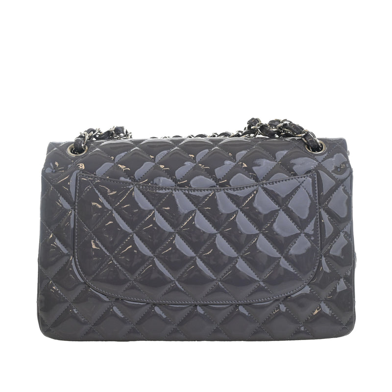 Jumbo Classic Striped Patent Double Flap - Image 4
