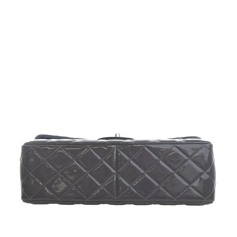 Jumbo Classic Striped Patent Double Flap - Image 5