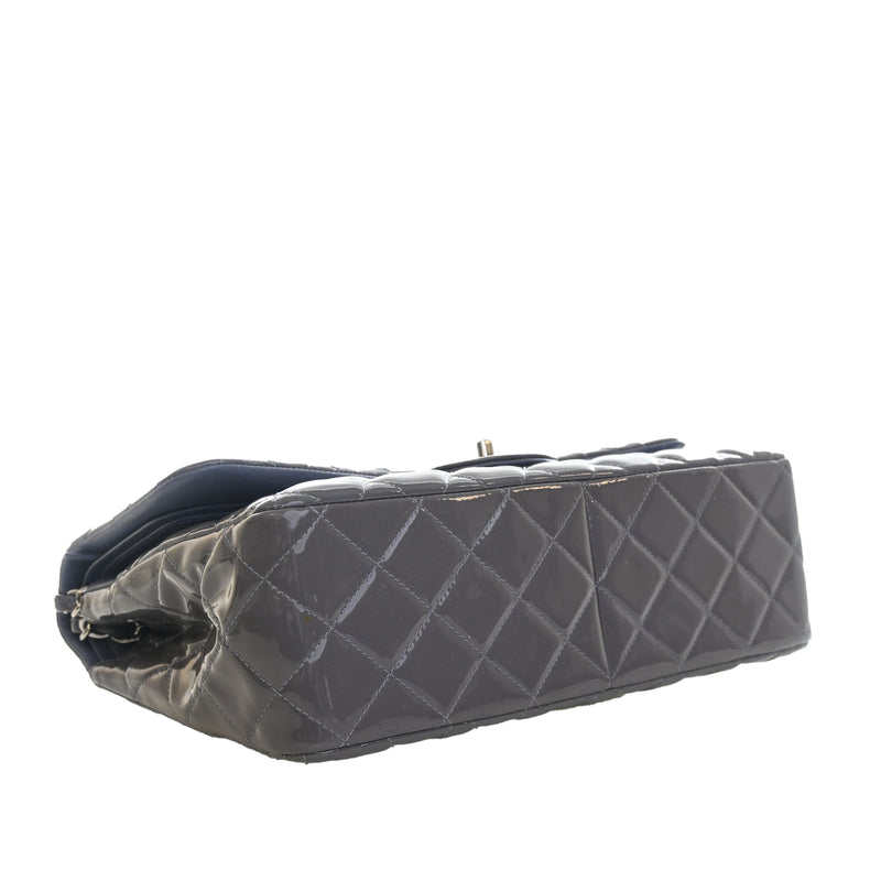 Jumbo Classic Striped Patent Double Flap - Image 6