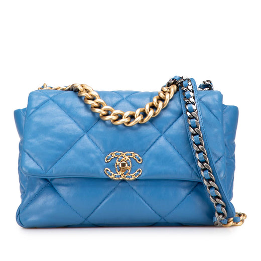 Large Lambskin 19 Flap - Image 1
