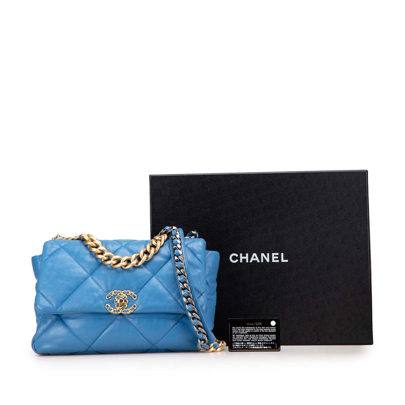 Large Lambskin 19 Flap - Image 10