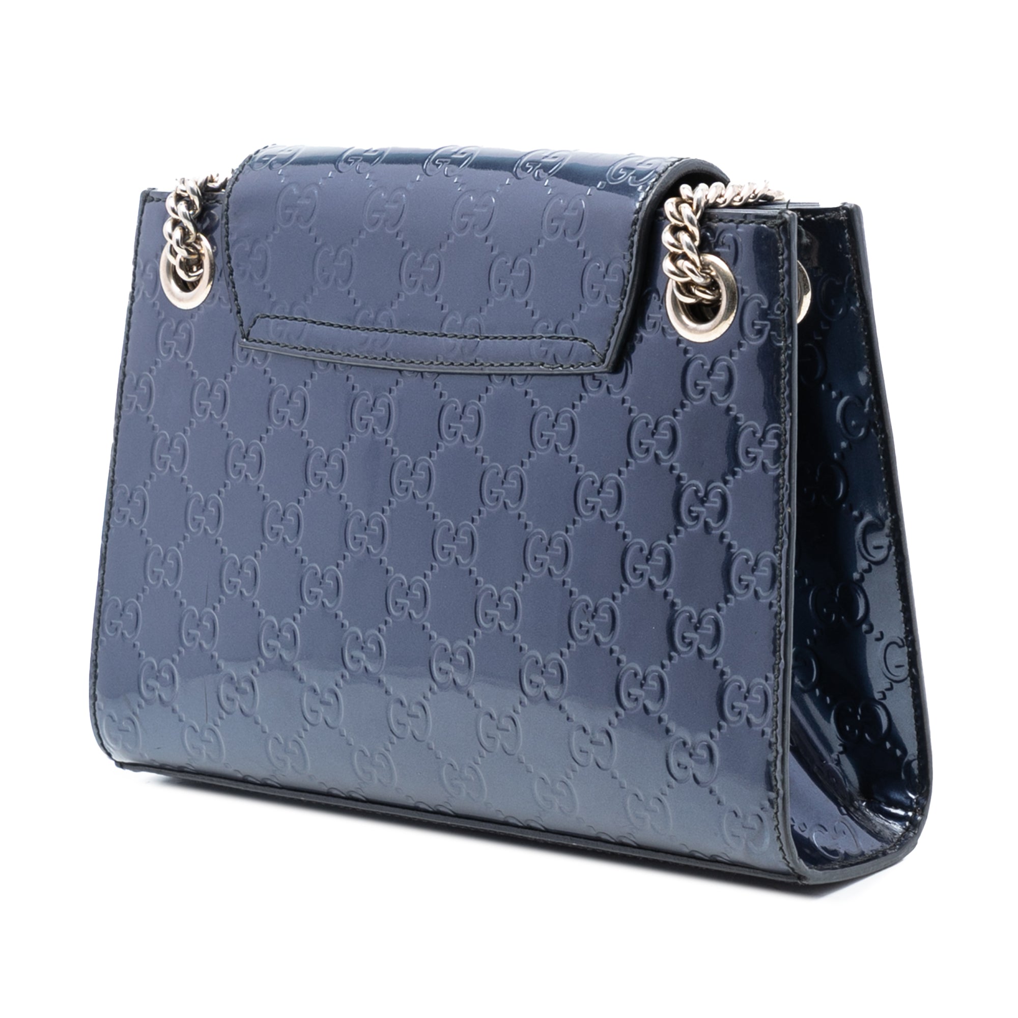 Small Guccissima Patent Emily Shoulder Bag - Image 2